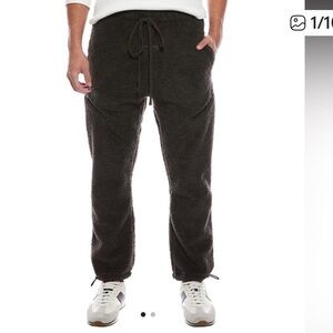 Fear of God Essentials Black Relaxed Polar Fleece Pants